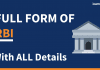 Full Form of RBI