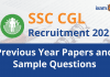 SSC CGL Recruitment 2021: Previous Year Papers
