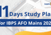 IBPS SO Study Plan 2022
