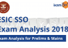 ESIC SSO Exam Analysis 2018
