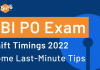 SBI PO Exam 2022