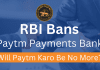 RBI BANS PAYTM