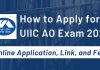 How to Apply for UIIC AO Exam 2024: Online Application, Link, and Fee